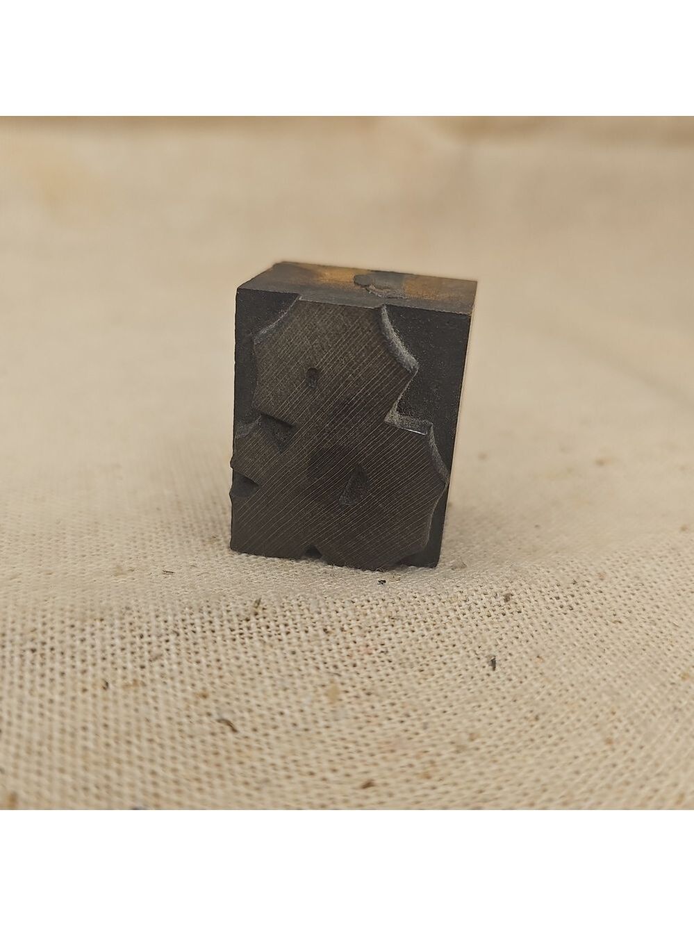 Antique Wooden Letterpress Block &